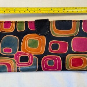 Colorful Geometric Clutch